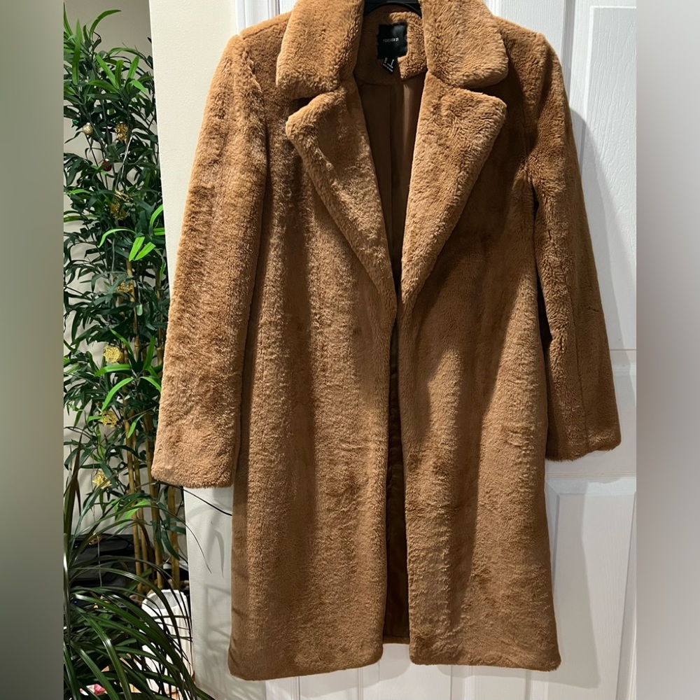 Forever 21 Cozy Faux Fur Coat